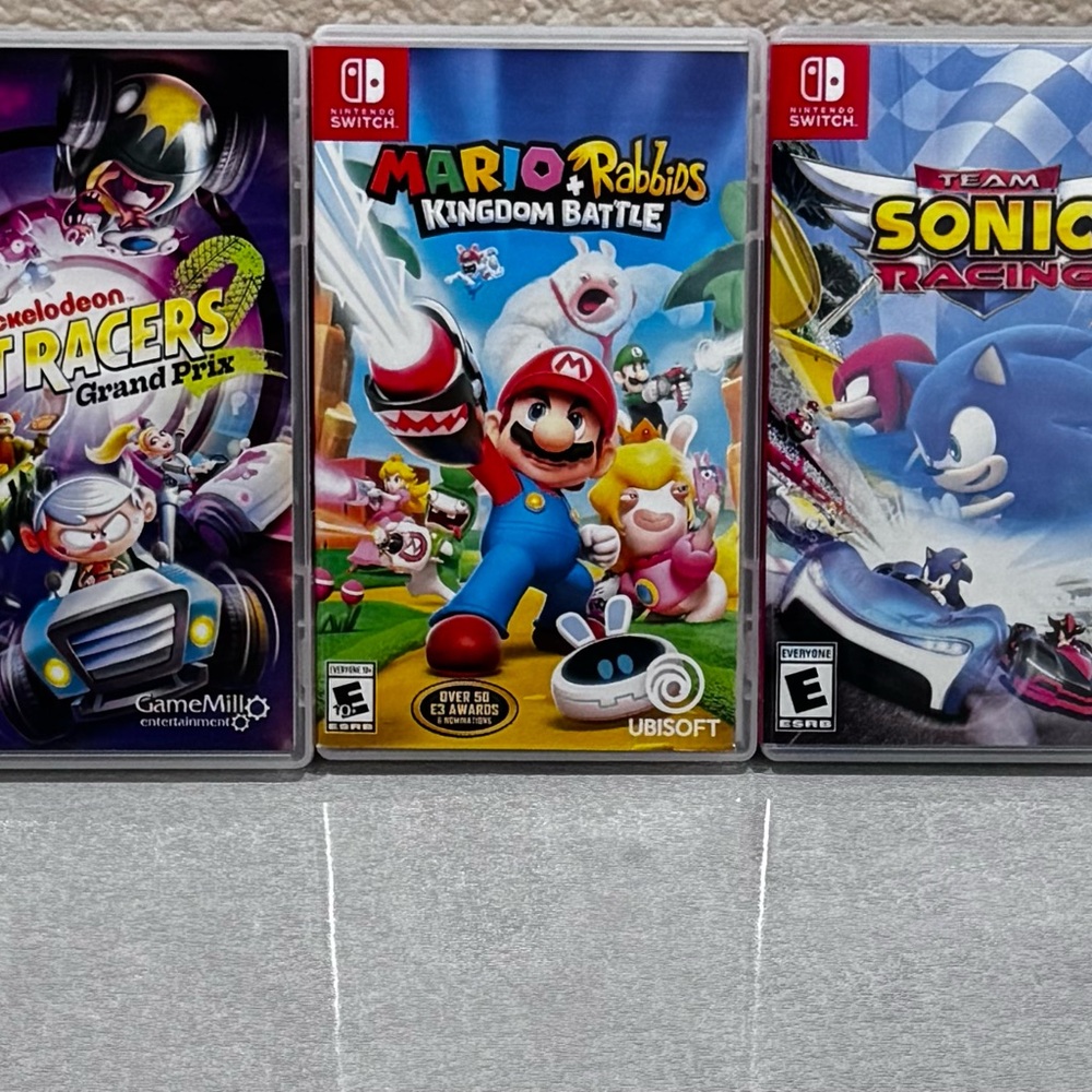 Nintendo Switch Game Trio - Vibrant Covers